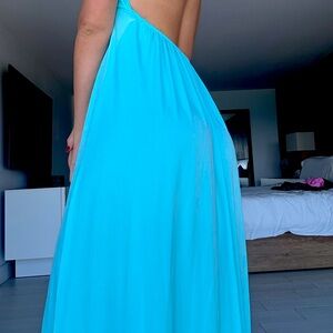 Light Blue Multi-Way Bridesmaid Dress
